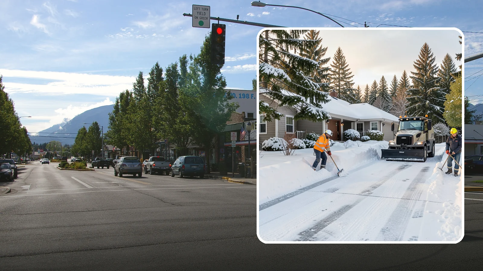 Rental Property Snow Removal in North Bend, King County, WA - We handle snow and ice for Western Washington rental properties so owners stay compliant and tenants stay safe.