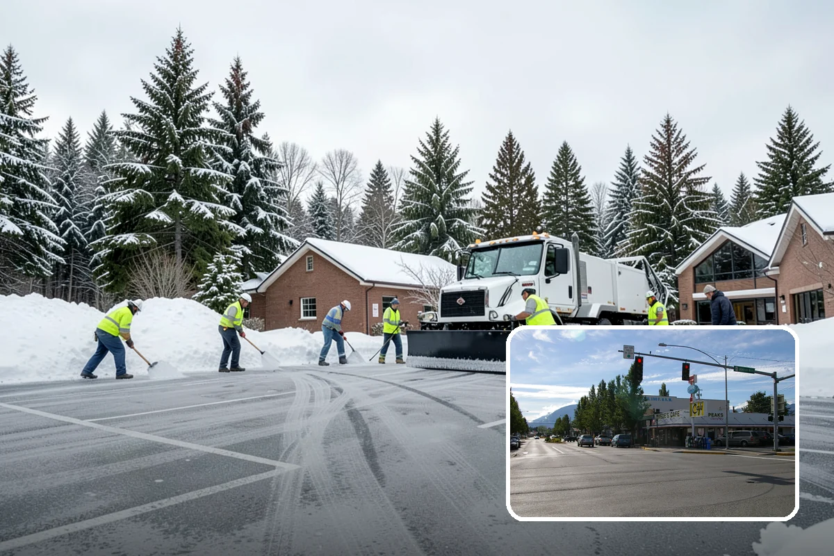 Rental Property Snow Removal in North Bend, King County, WA - Reduces landlord liability from slip-and-fall claims