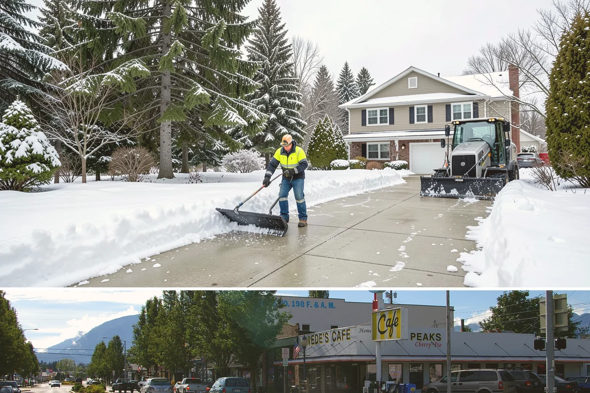 Rental Property Snow Removal in North Bend, King County, WA - Rental properties need prompt clearing with every snowfall and reliable treatment through the freeze-thaw cycles typical of our...