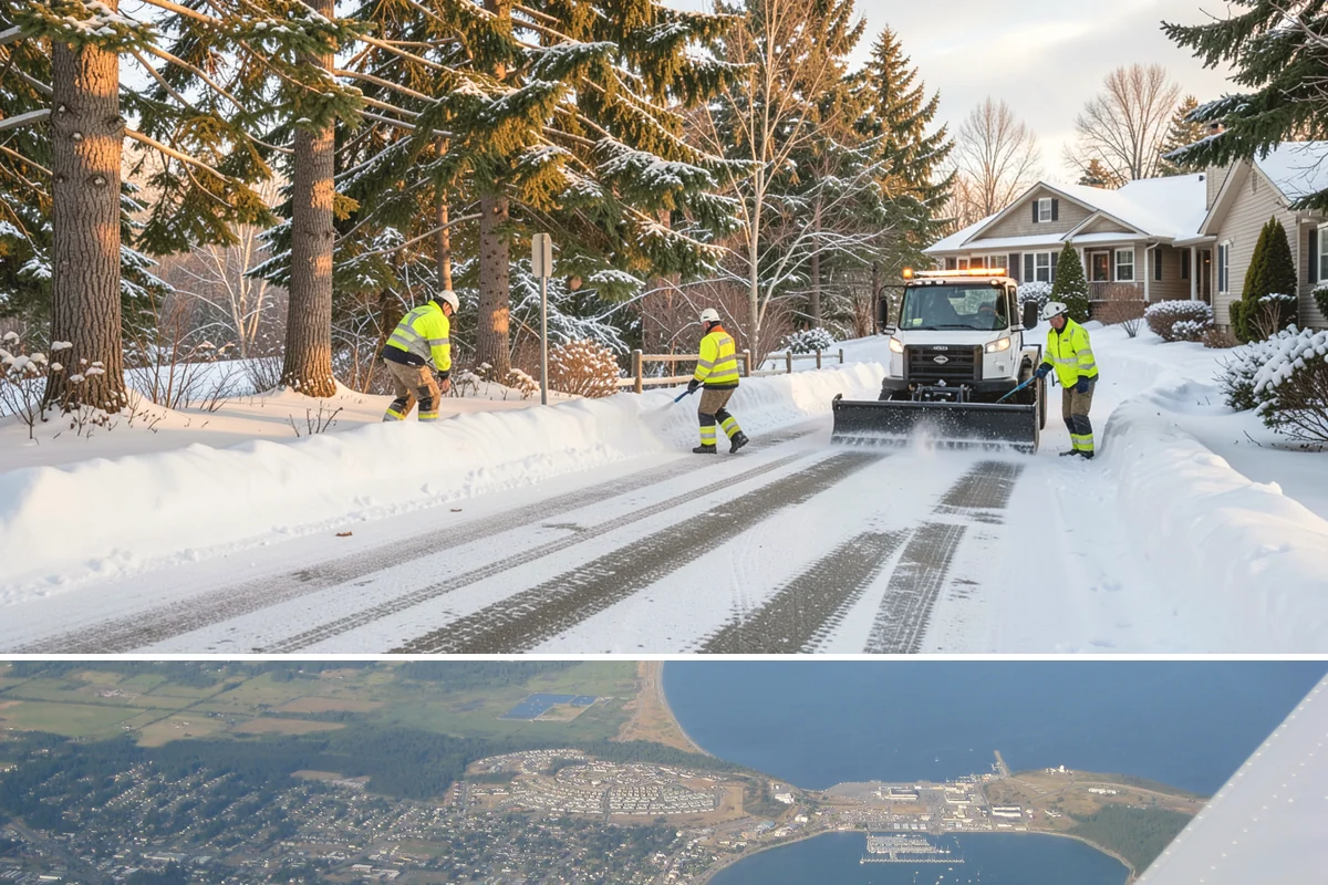 Rental Property Snow Removal in Oak Harbor, Island County, WA - Rental properties need prompt clearing with every snowfall and reliable treatment through the freeze-thaw cycles typical of our...