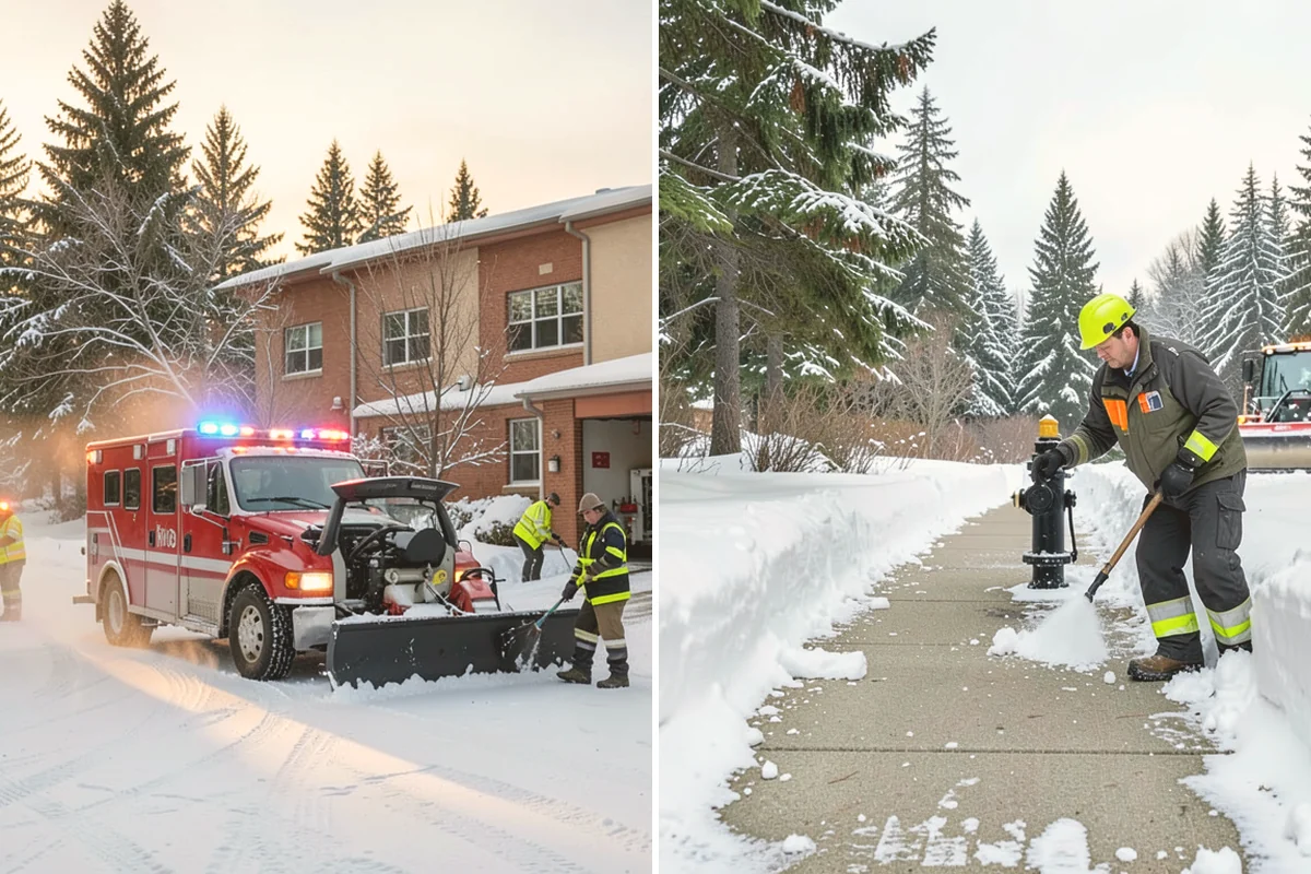 Rental Property Snow Removal in Orting, Pierce County, WA - We inventory the walkways, drives, and entries to service