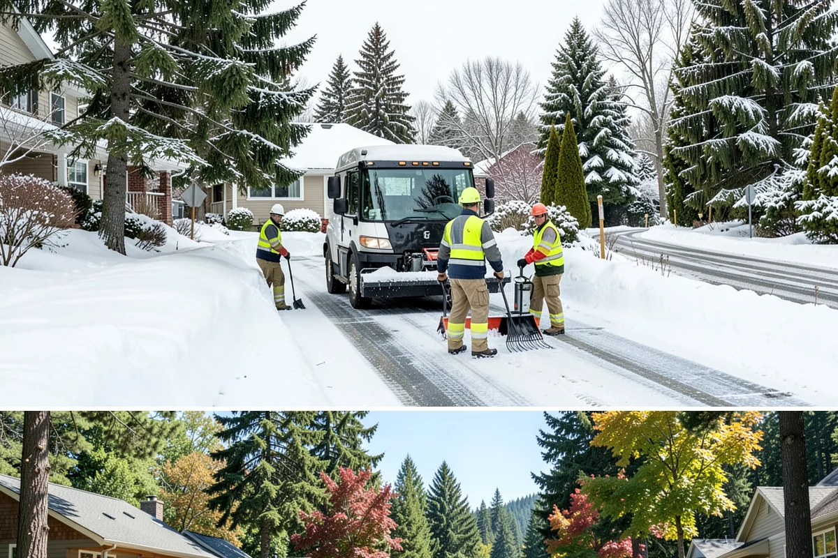 Rental Property Snow Removal in Orting, Pierce County, WA - Rental properties need prompt clearing with every snowfall and reliable treatment through the freeze-thaw cycles typical of our...
