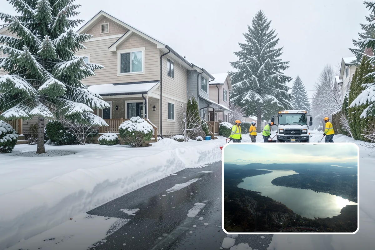 Rental Property Snow Removal in Sammamish, King County, WA - Reduces landlord liability from slip-and-fall claims
