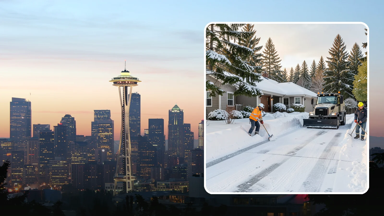 Rental Property Snow Removal in Seattle, King County, WA - We handle snow and ice for Western Washington rental properties so owners stay compliant and tenants stay safe.