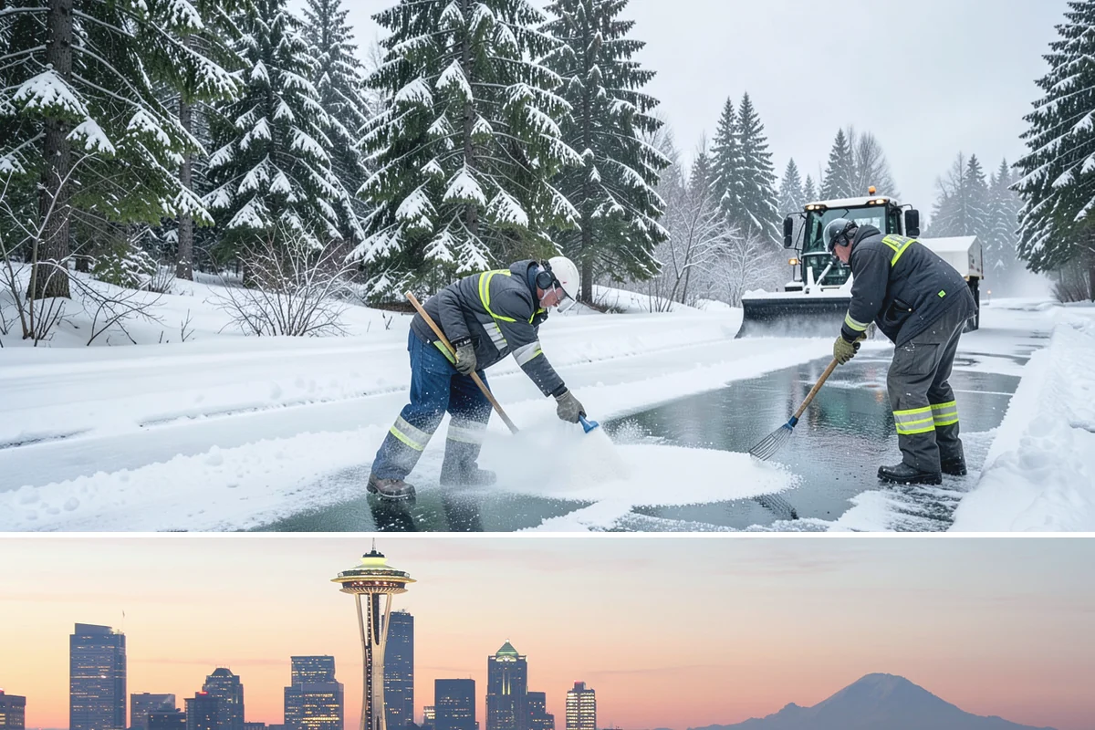 Rental Property Snow Removal in Seattle, King County, WA - Rental properties need prompt clearing with every snowfall and reliable treatment through the freeze-thaw cycles typical of our...