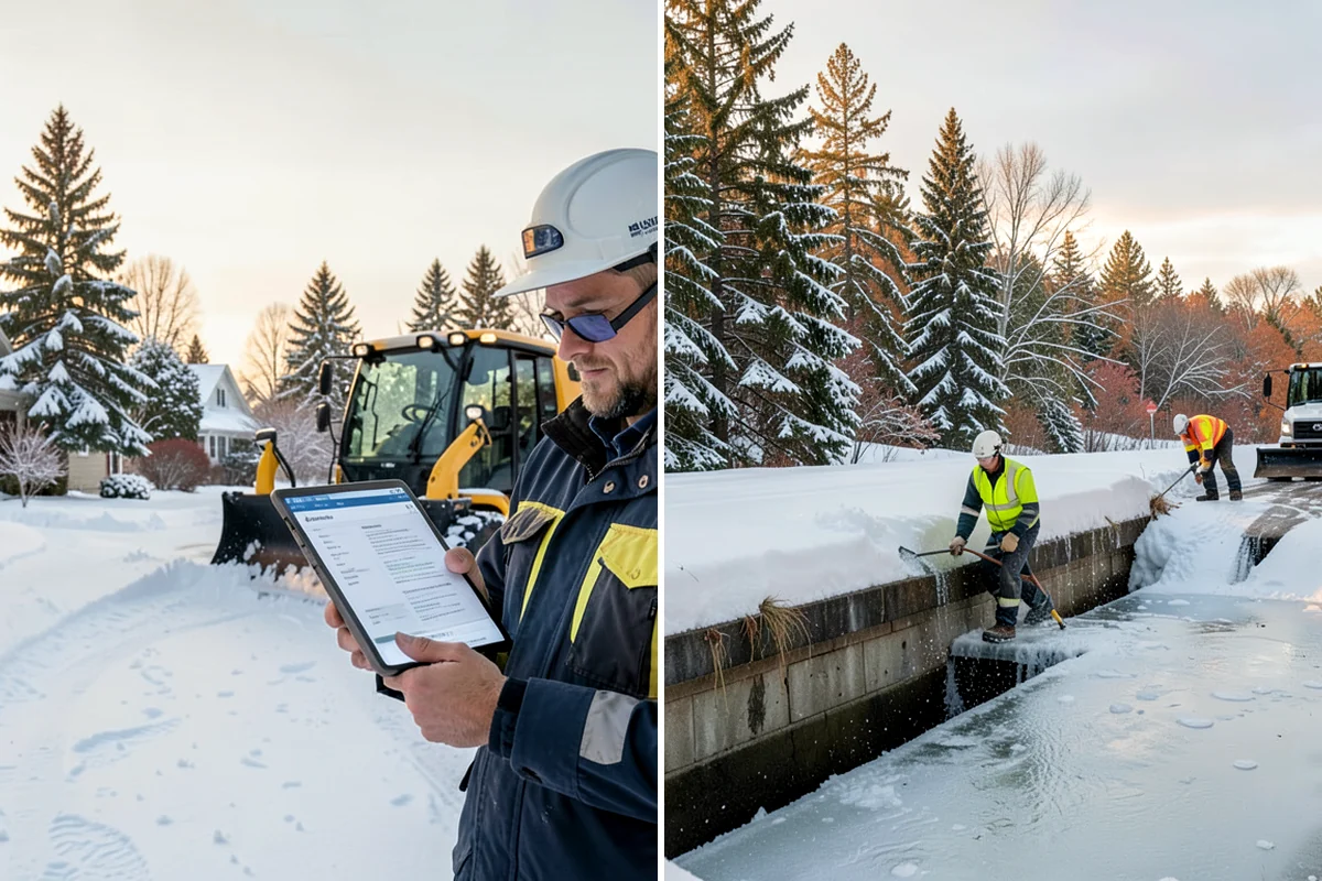 Rental Property Snow Removal in Shoreline, King County, WA - We inventory the walkways, drives, and entries to service