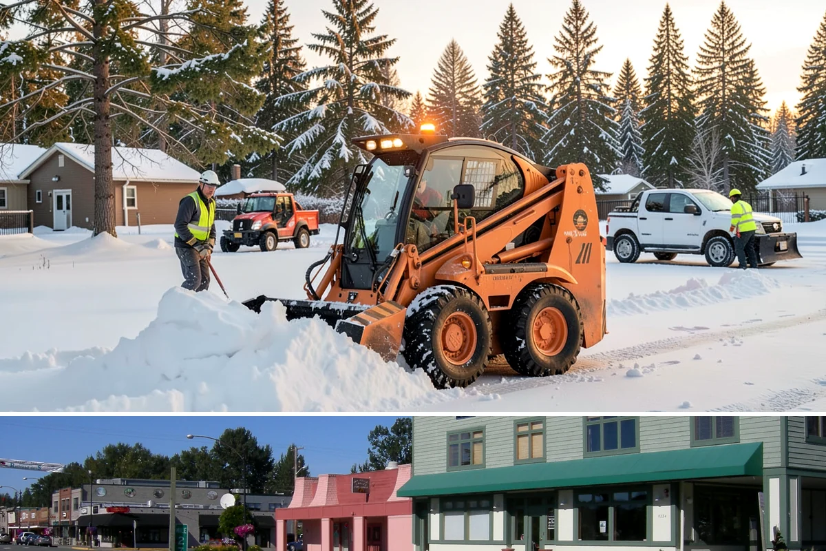 Rental Property Snow Removal in Snoqualmie, King County, WA - Rental properties need prompt clearing with every snowfall and reliable treatment through the freeze-thaw cycles typical of our...