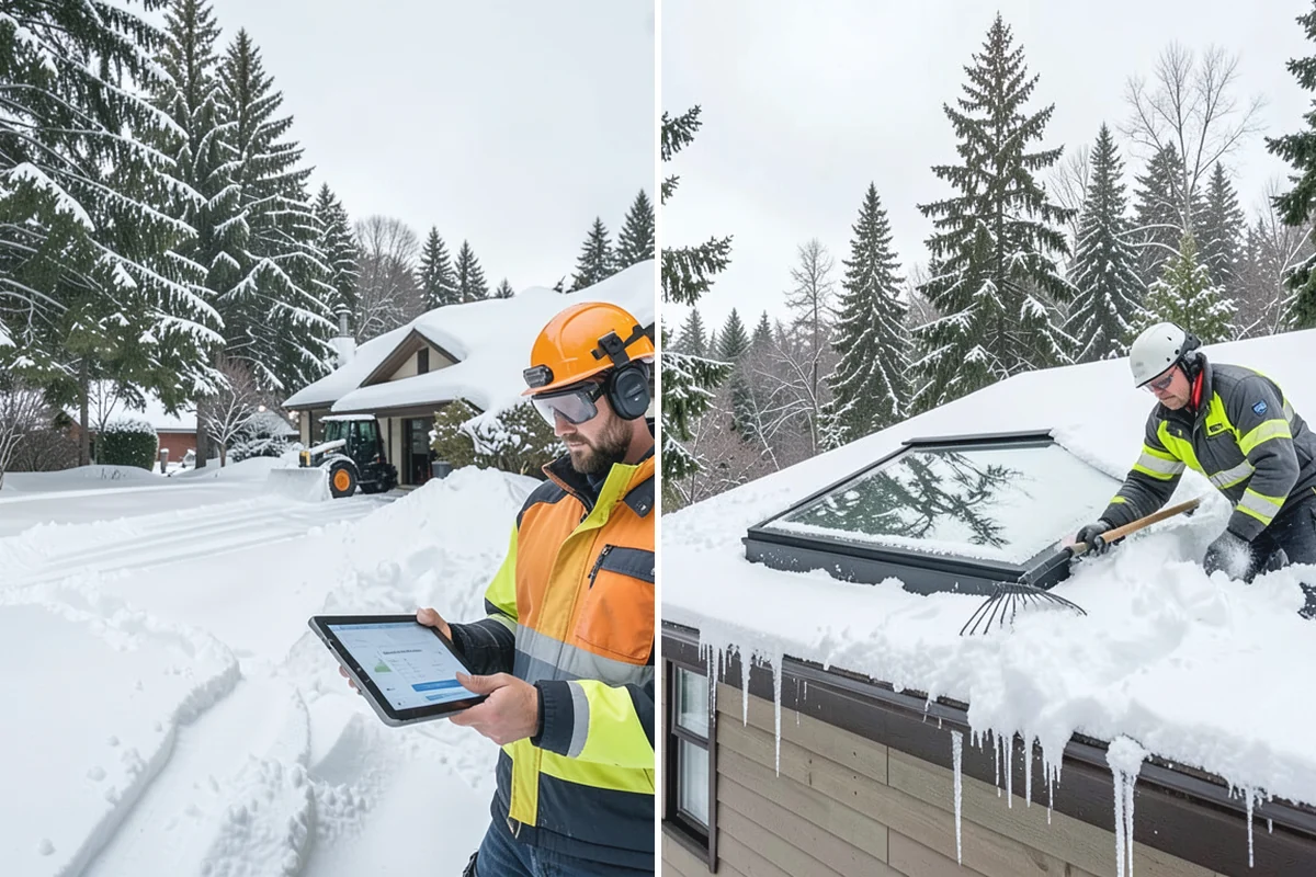 Rental Property Snow Removal in South Prairie, Pierce County, WA - We inventory the walkways, drives, and entries to service
