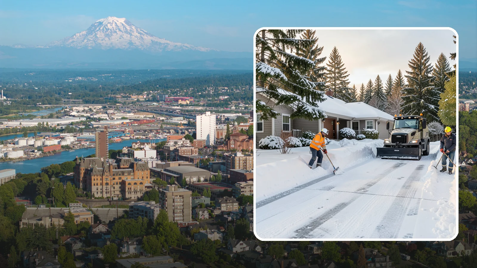 Rental Property Snow Removal in Tacoma, Pierce County, WA - We handle snow and ice for Western Washington rental properties so owners stay compliant and tenants stay safe.