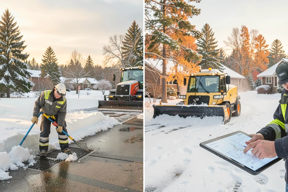 Rental Property Snow Removal in Tacoma, Pierce County, WA - We inventory the walkways, drives, and entries to service
