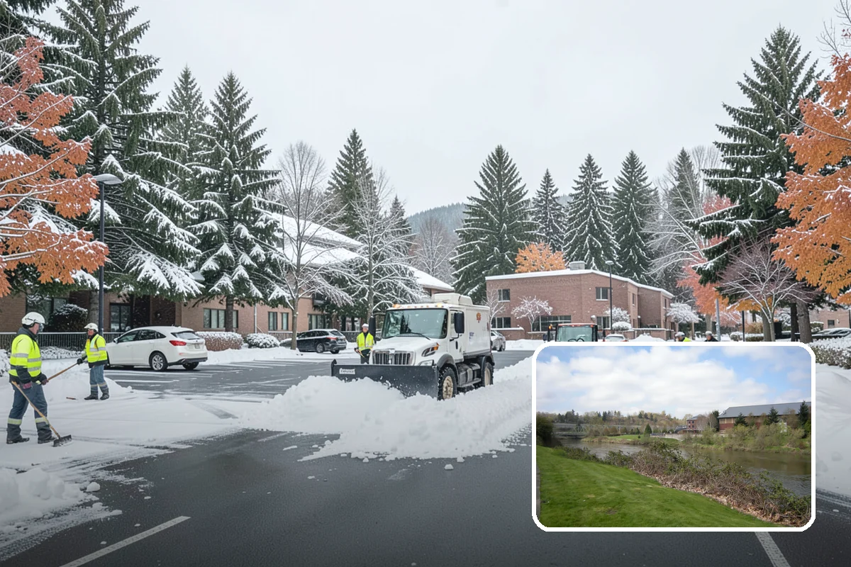 Rental Property Snow Removal in Tukwila, King County, WA - Reduces landlord liability from slip-and-fall claims