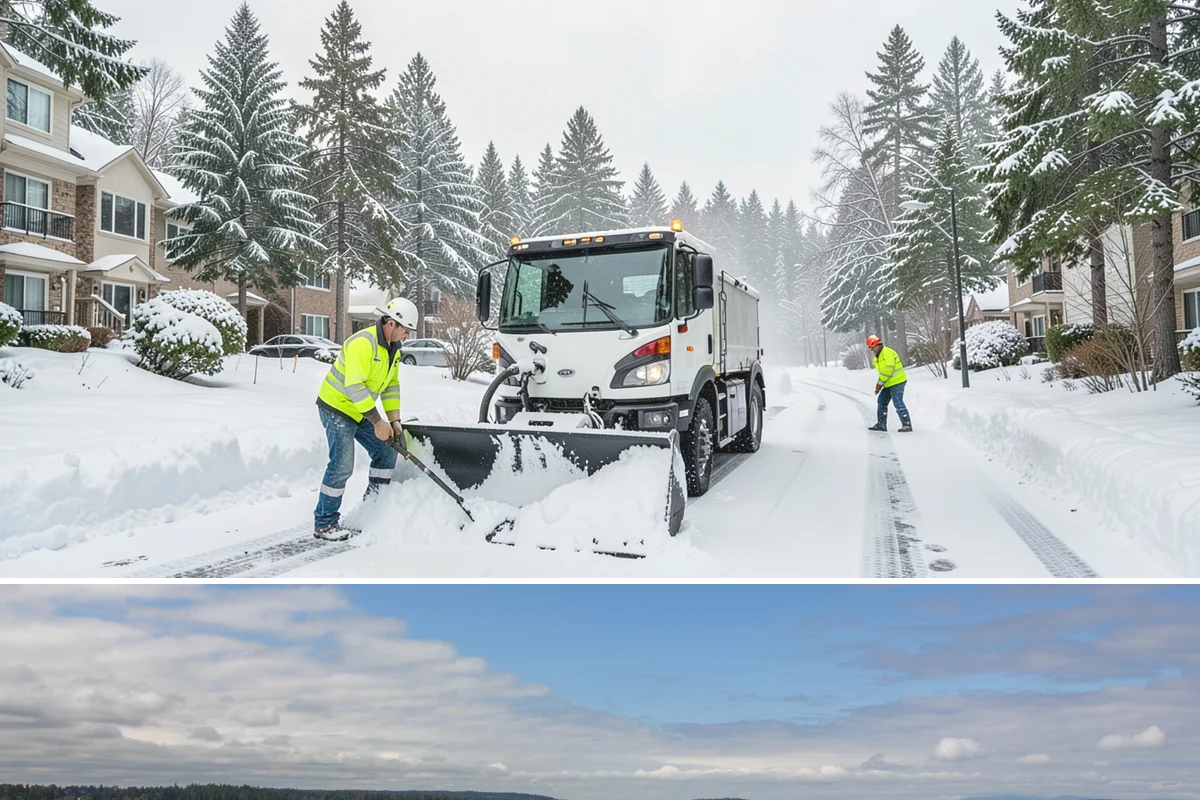 Rental Property Snow Removal in University Place, Pierce County, WA - Rental properties need prompt clearing with every snowfall and reliable treatment through the freeze-thaw cycles typical of our...