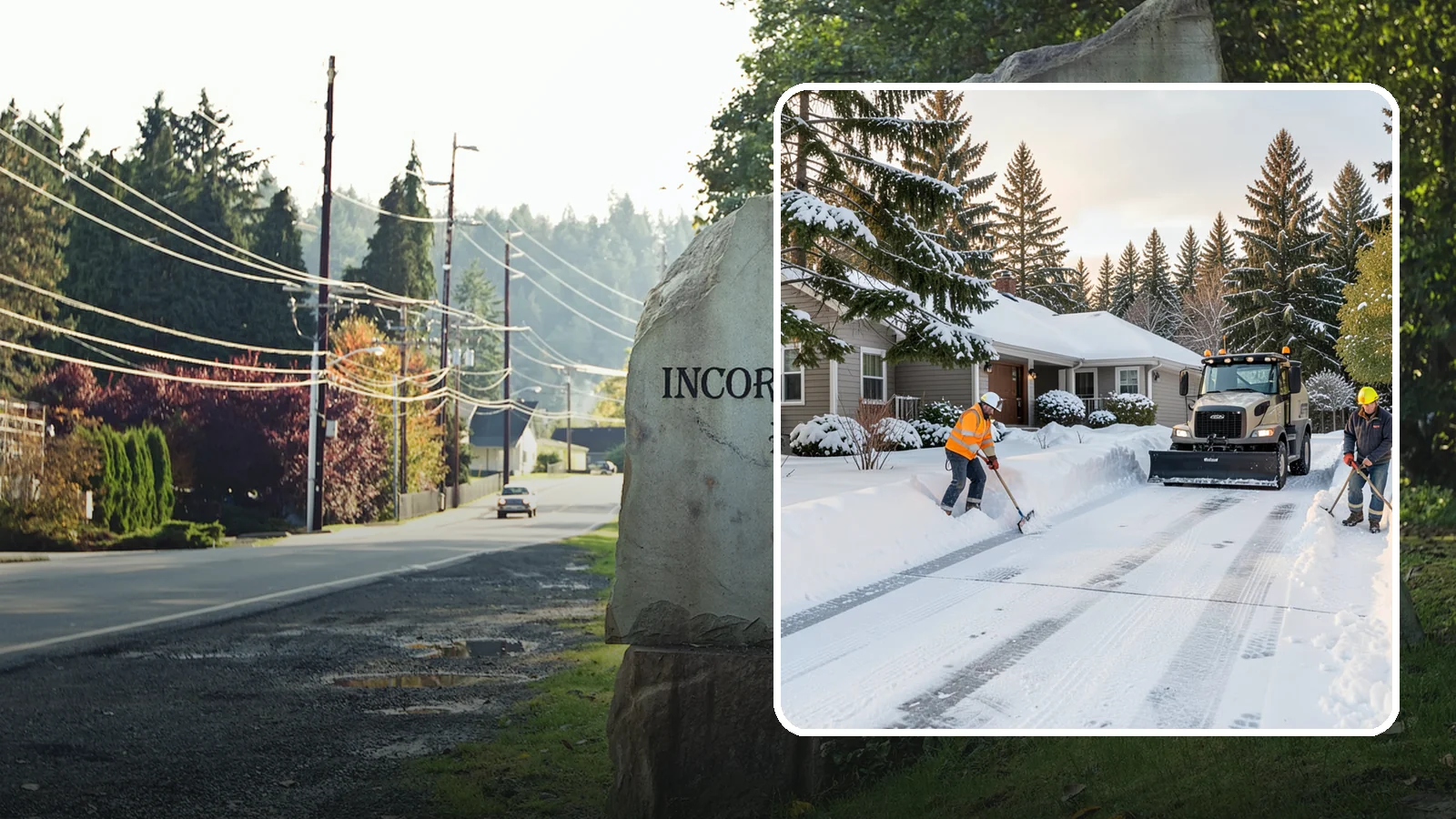 Rental Property Snow Removal in Wilkeson, Pierce County, WA - We handle snow and ice for Western Washington rental properties so owners stay compliant and tenants stay safe.