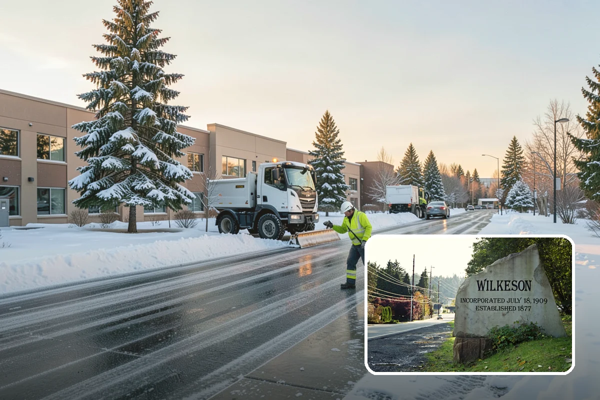 Rental Property Snow Removal in Wilkeson, Pierce County, WA - Reduces landlord liability from slip-and-fall claims