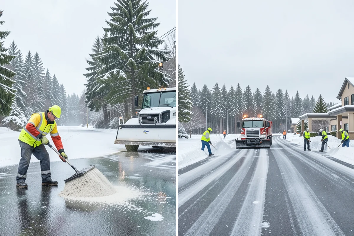 Rental Property Snow Removal in Wilkeson, Pierce County, WA - We inventory the walkways, drives, and entries to service