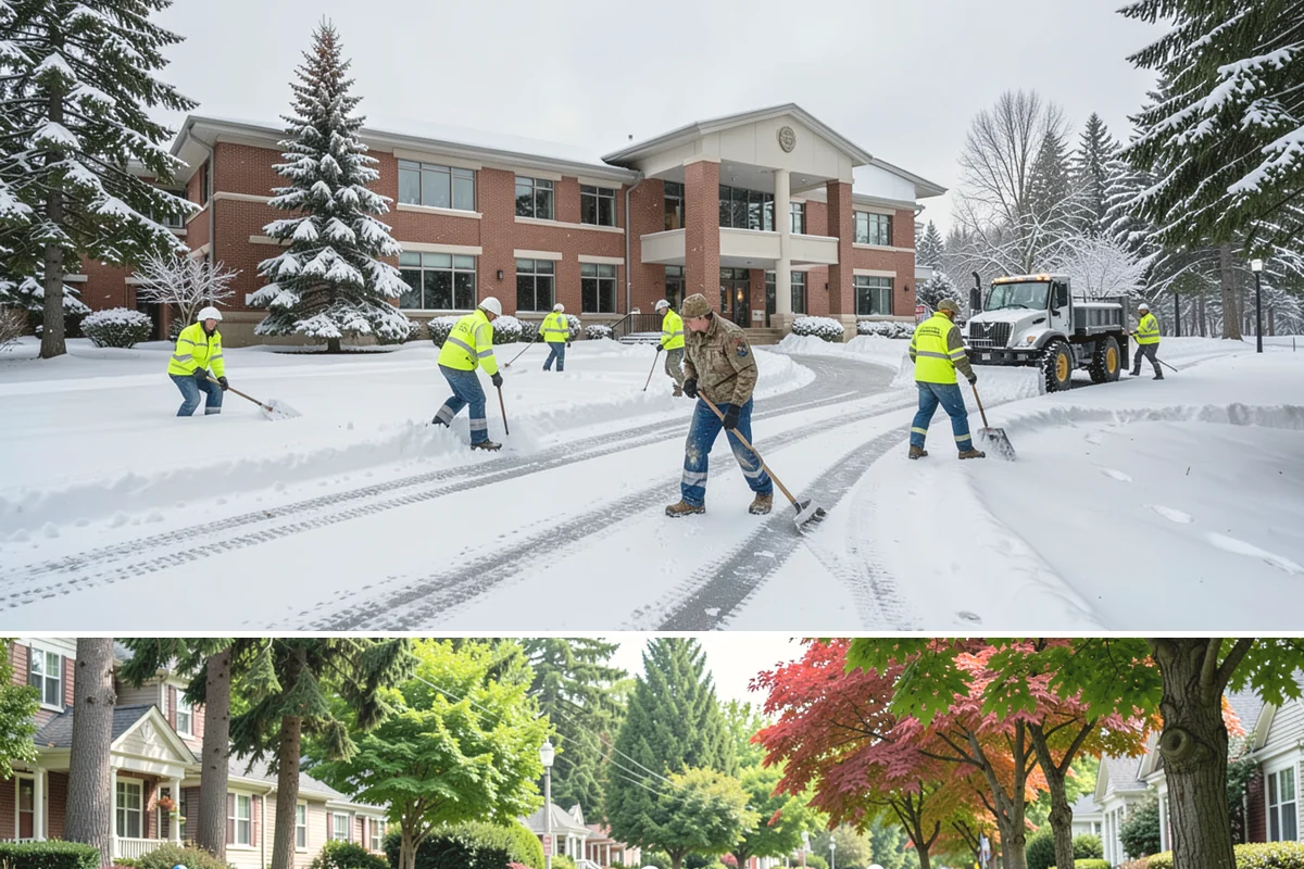 REO Property Snow Removal in Beaux Arts Village, King County, WA - Contract portfolio coverage ahead of the winter season so every REO asset is protected from the first snowfall through spring...