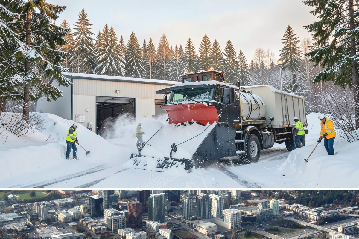 REO Property Snow Removal in Bellevue, King County, WA - Contract portfolio coverage ahead of the winter season so every REO asset is protected from the first snowfall through spring...