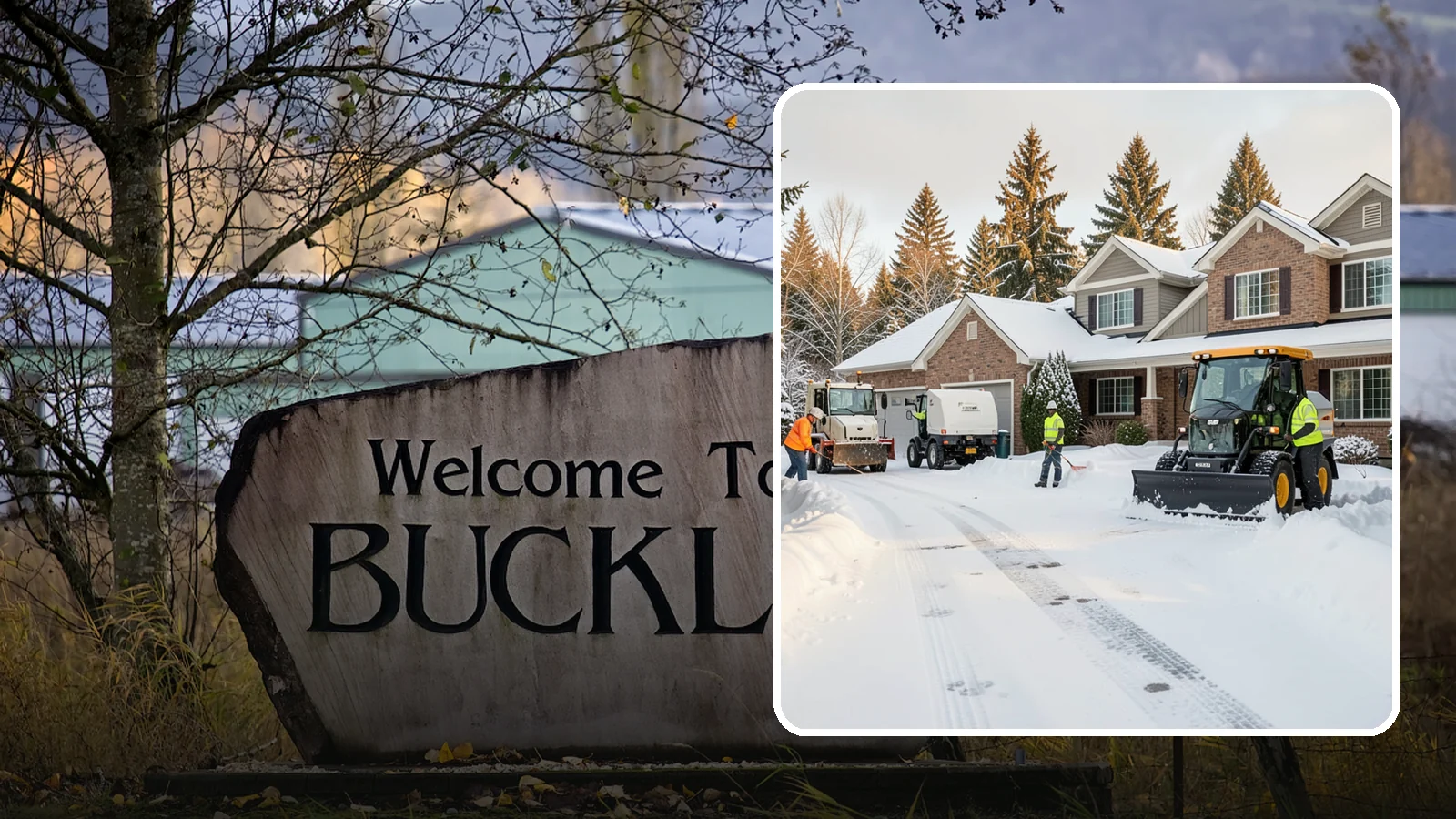 REO Property Snow Removal in Buckley, Pierce County, WA - We provide documented snow and ice clearing for bank-owned and REO properties across Western Washington to keep them compliant...