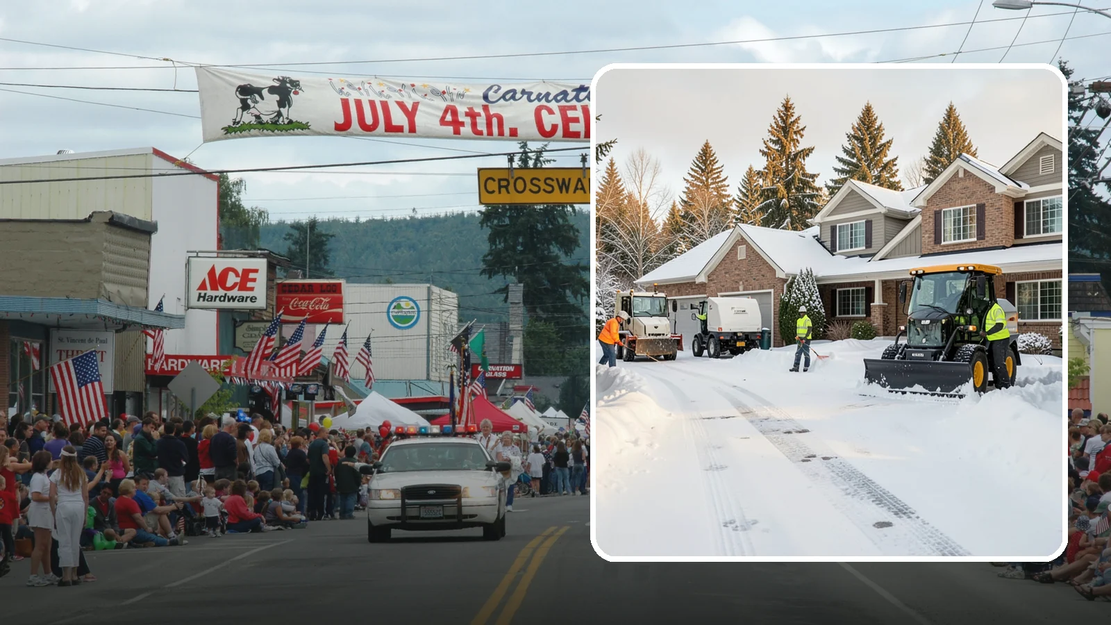 REO Property Snow Removal in Carnation, King County, WA - We provide documented snow and ice clearing for bank-owned and REO properties across Western Washington to keep them compliant...