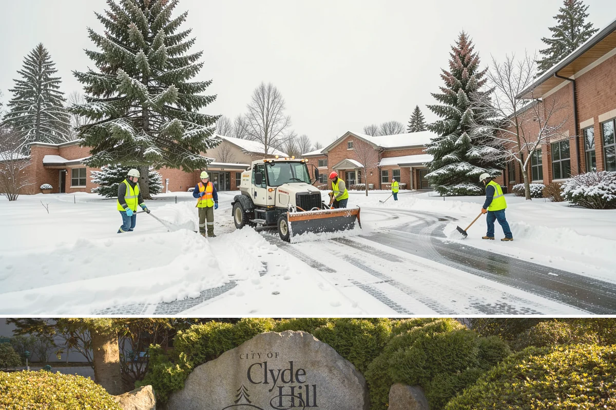REO Property Snow Removal in Clyde Hill, King County, WA - Contract portfolio coverage ahead of the winter season so every REO asset is protected from the first snowfall through spring...