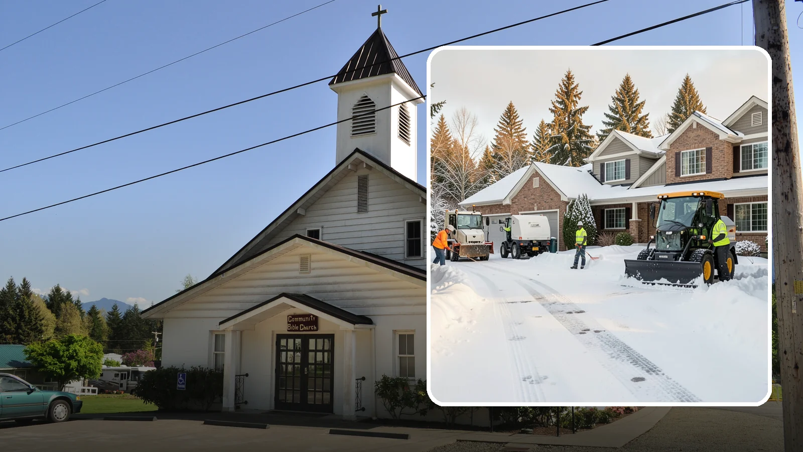 REO Property Snow Removal in Concrete, Skagit County, WA - We provide documented snow and ice clearing for bank-owned and REO properties across Western Washington to keep them compliant...