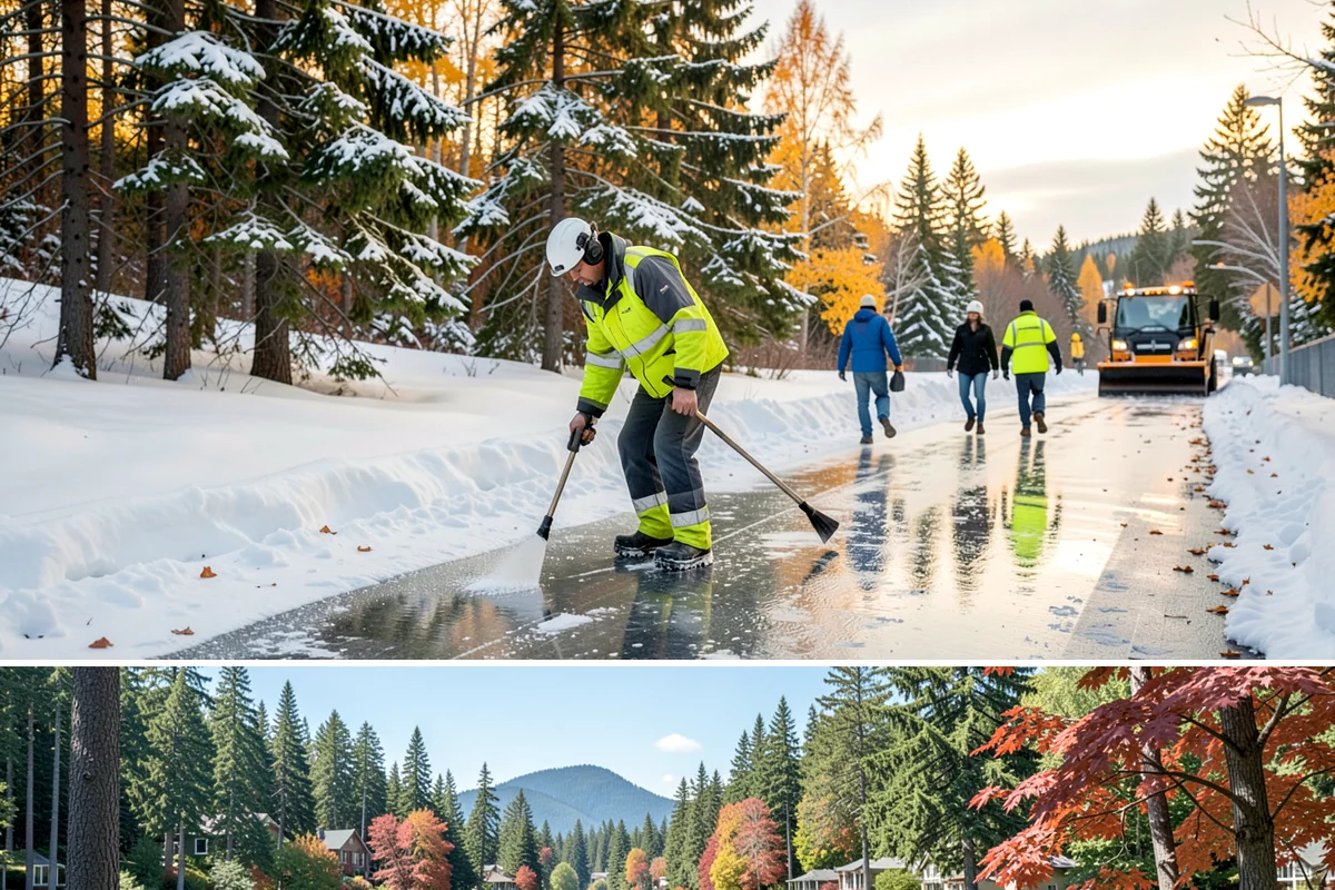 REO Property Snow Removal in Covington, King County, WA - Contract portfolio coverage ahead of the winter season so every REO asset is protected from the first snowfall through spring...