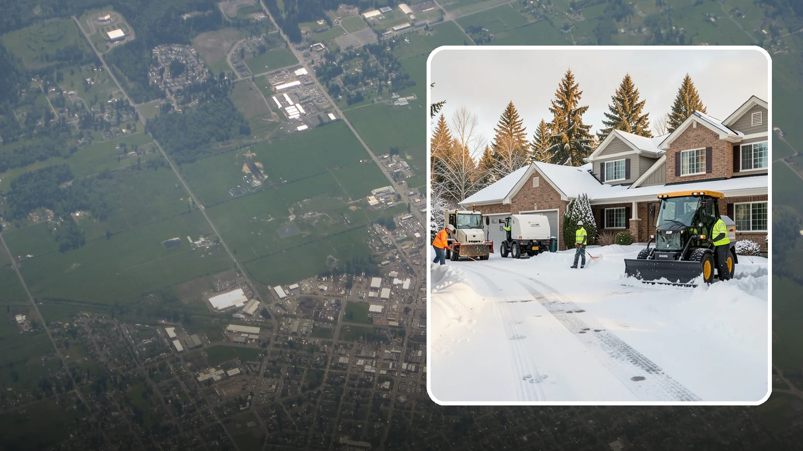 REO Property Snow Removal in Enumclaw, King County, WA - We provide documented snow and ice clearing for bank-owned and REO properties across Western Washington to keep them compliant...