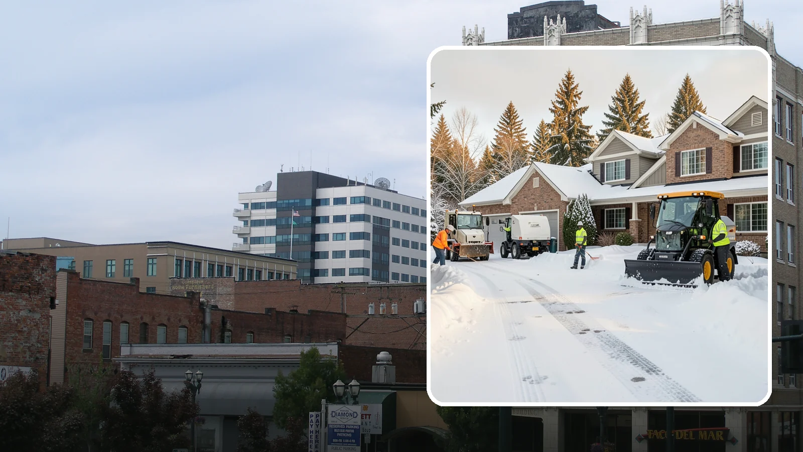 REO Property Snow Removal in Everett, Snohomish County, WA - We provide documented snow and ice clearing for bank-owned and REO properties across Western Washington to keep them compliant...