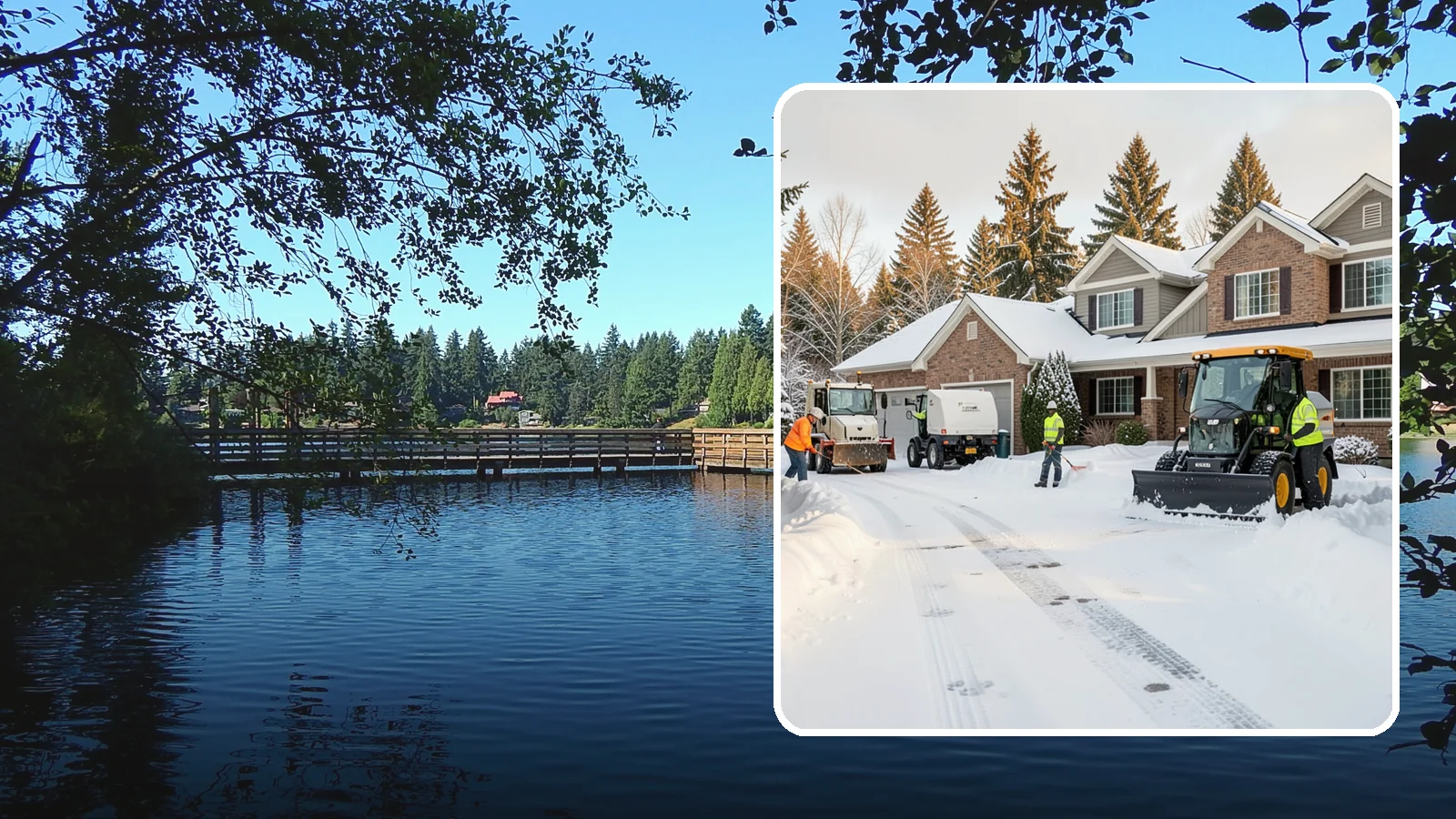 REO Property Snow Removal in Federal Way, King County, WA - We provide documented snow and ice clearing for bank-owned and REO properties across Western Washington to keep them compliant...