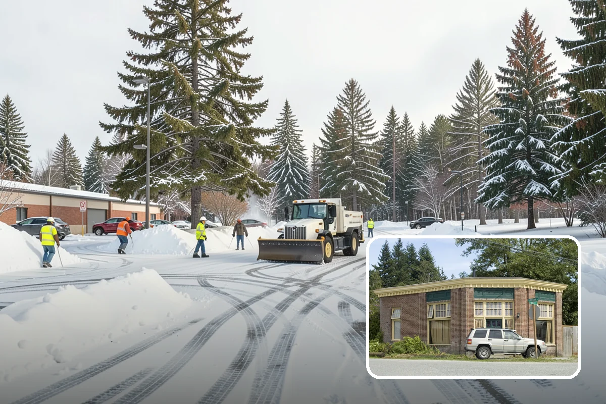 REO Property Snow Removal in Hamilton, Skagit County, WA - Meets lender and preservation-company clearing requirements