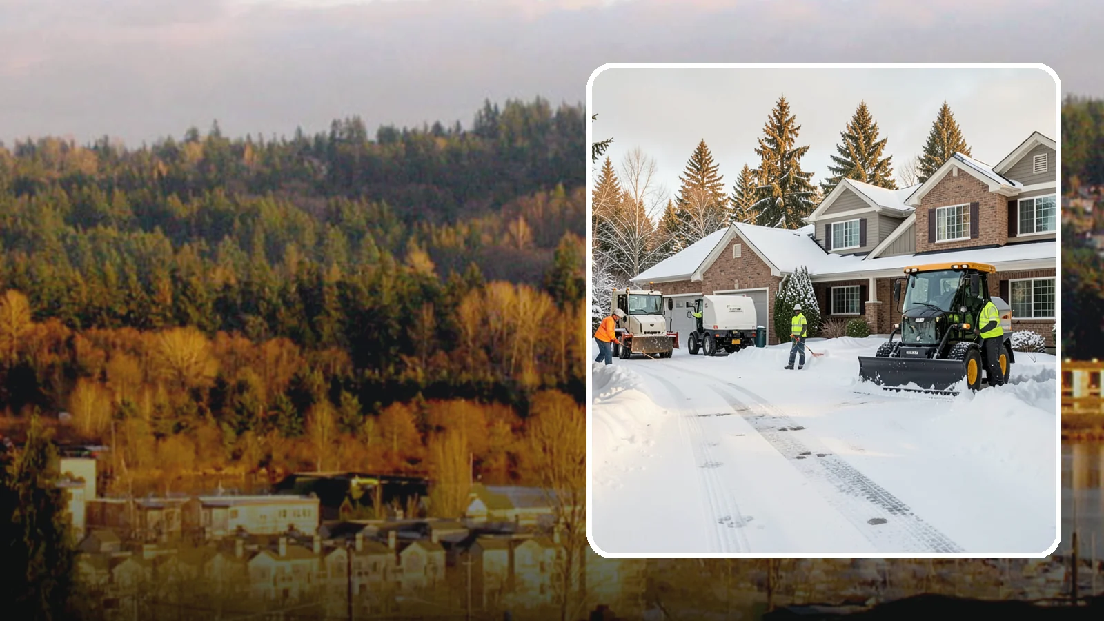 REO Property Snow Removal in Kenmore, King County, WA - We provide documented snow and ice clearing for bank-owned and REO properties across Western Washington to keep them compliant...