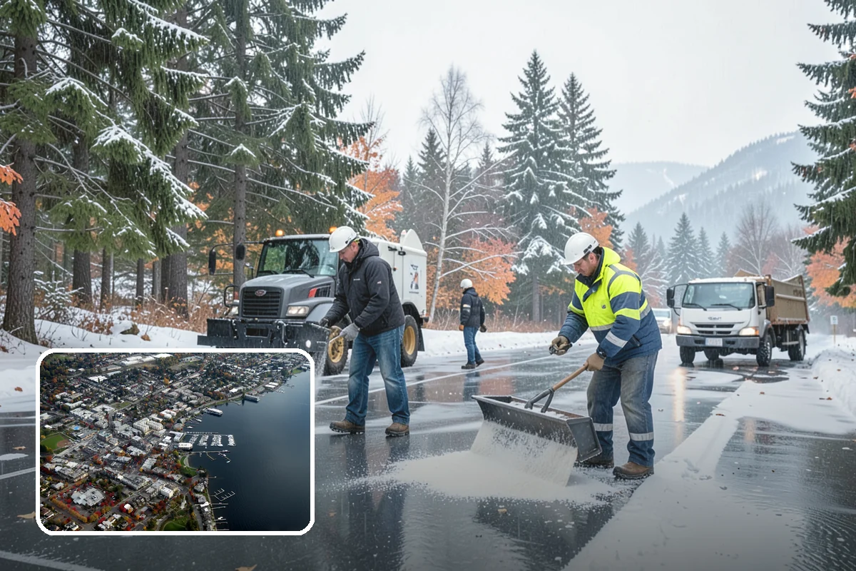 REO Property Snow Removal in Kirkland, King County, WA - Meets lender and preservation-company clearing requirements