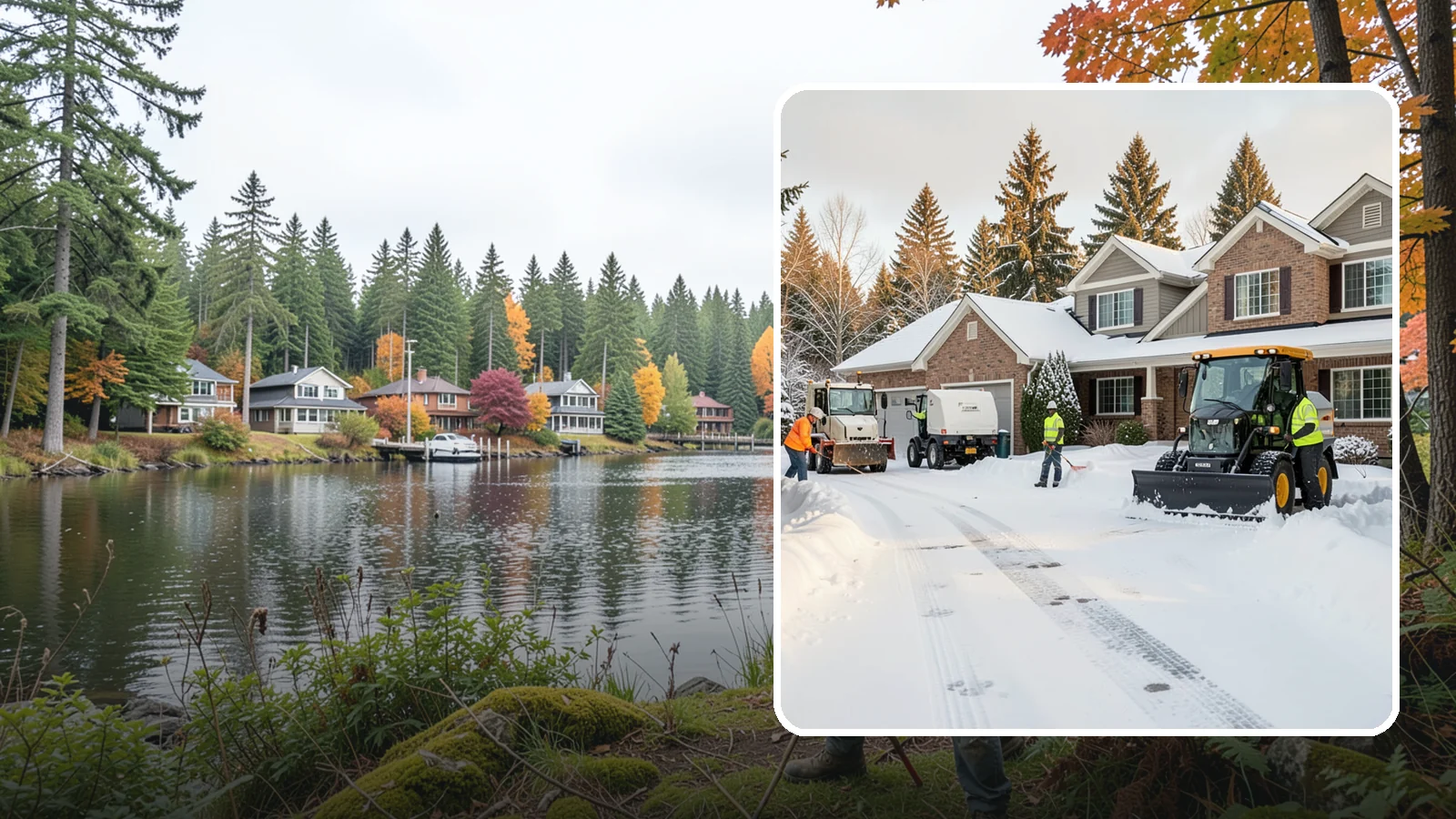 REO Property Snow Removal in La Conner, Skagit County, WA - We provide documented snow and ice clearing for bank-owned and REO properties across Western Washington to keep them compliant...