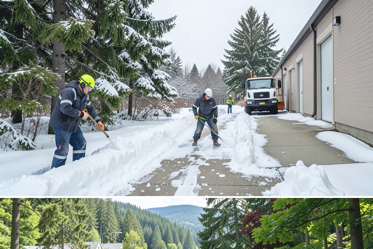 REO Property Snow Removal in Lake Forest Park, King County, WA - Contract portfolio coverage ahead of the winter season so every REO asset is protected from the first snowfall through spring...