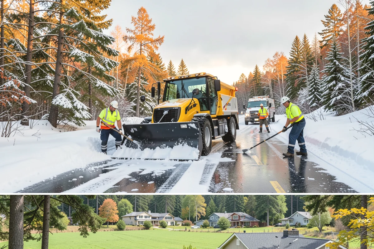 REO Property Snow Removal in Lyman, Skagit County, WA - Contract portfolio coverage ahead of the winter season so every REO asset is protected from the first snowfall through spring...