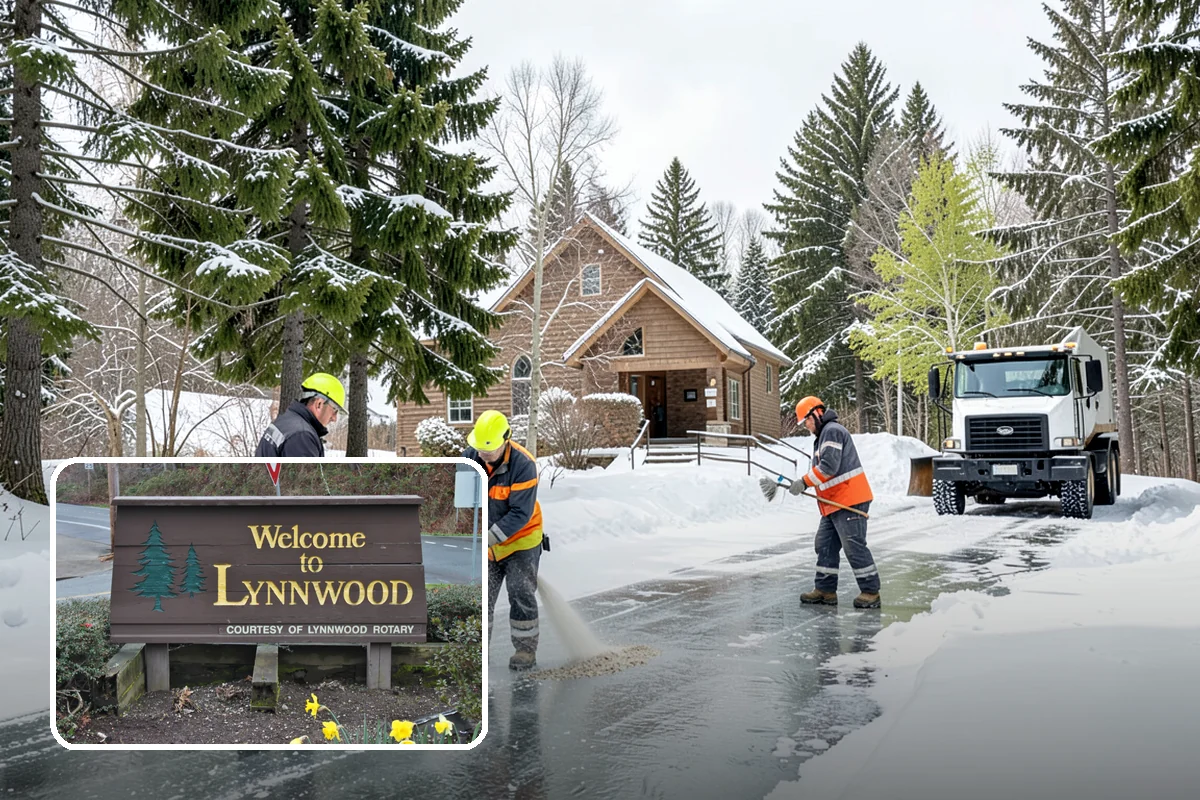 REO Property Snow Removal in Lynnwood, Snohomish County, WA - Meets lender and preservation-company clearing requirements