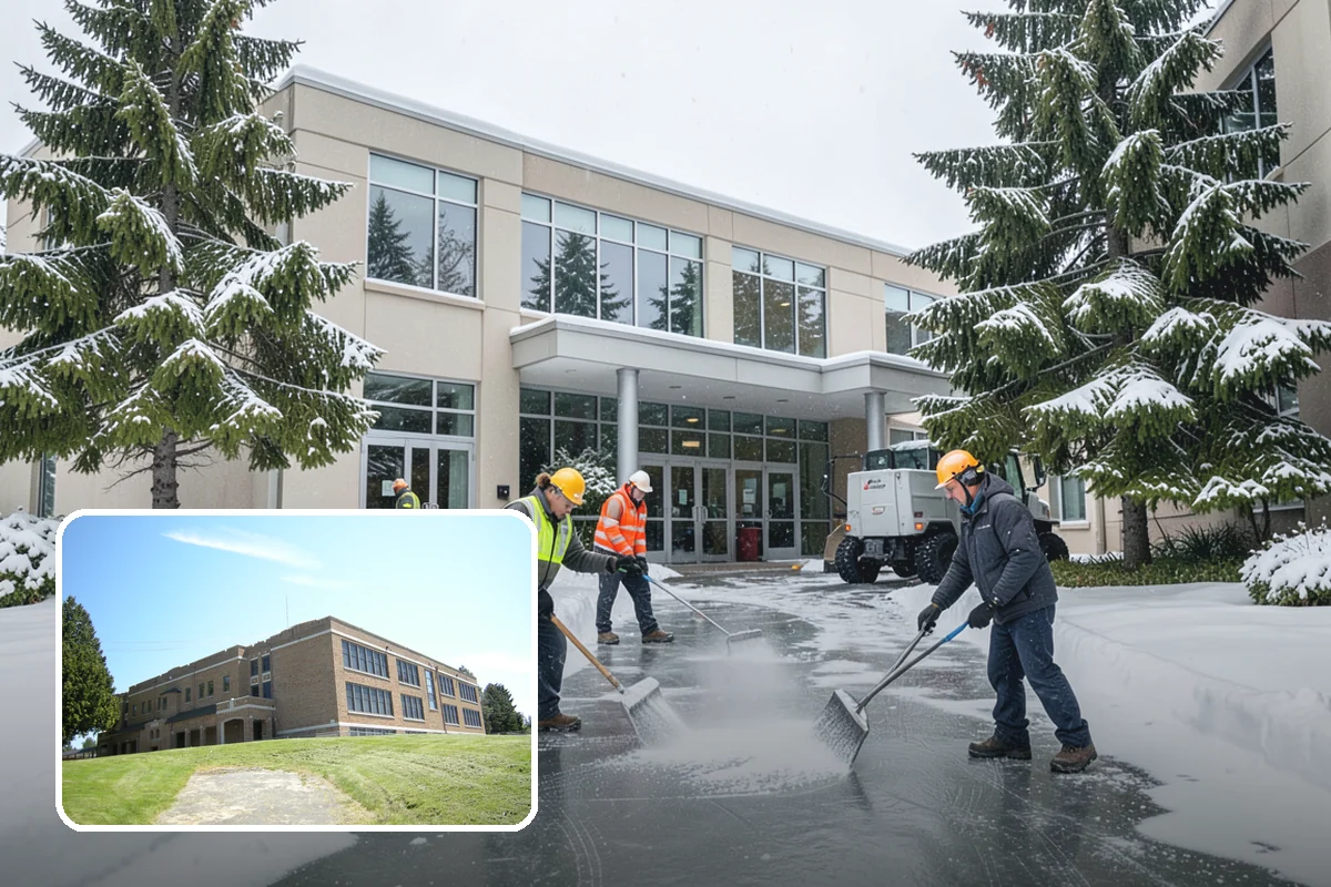 REO Property Snow Removal in Maple Valley, King County, WA - Meets lender and preservation-company clearing requirements