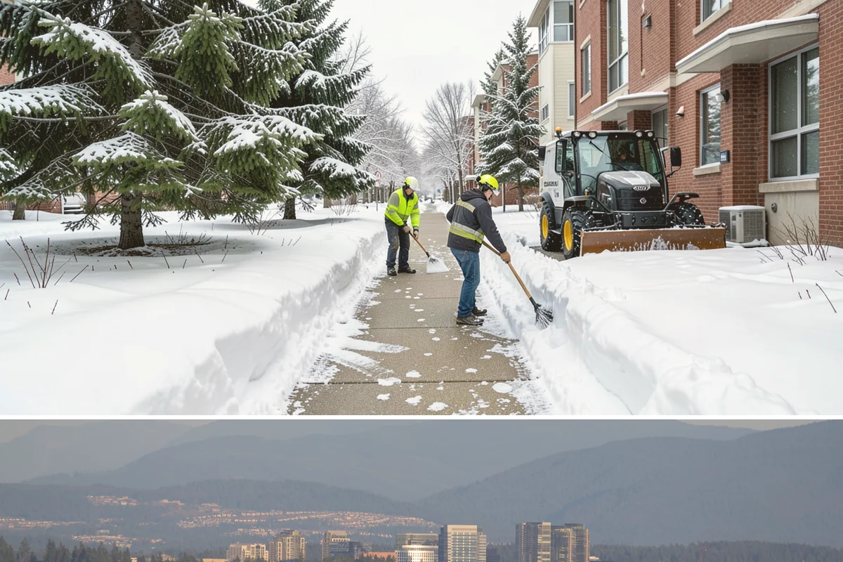 REO Property Snow Removal in Medina, King County, WA - Contract portfolio coverage ahead of the winter season so every REO asset is protected from the first snowfall through spring...