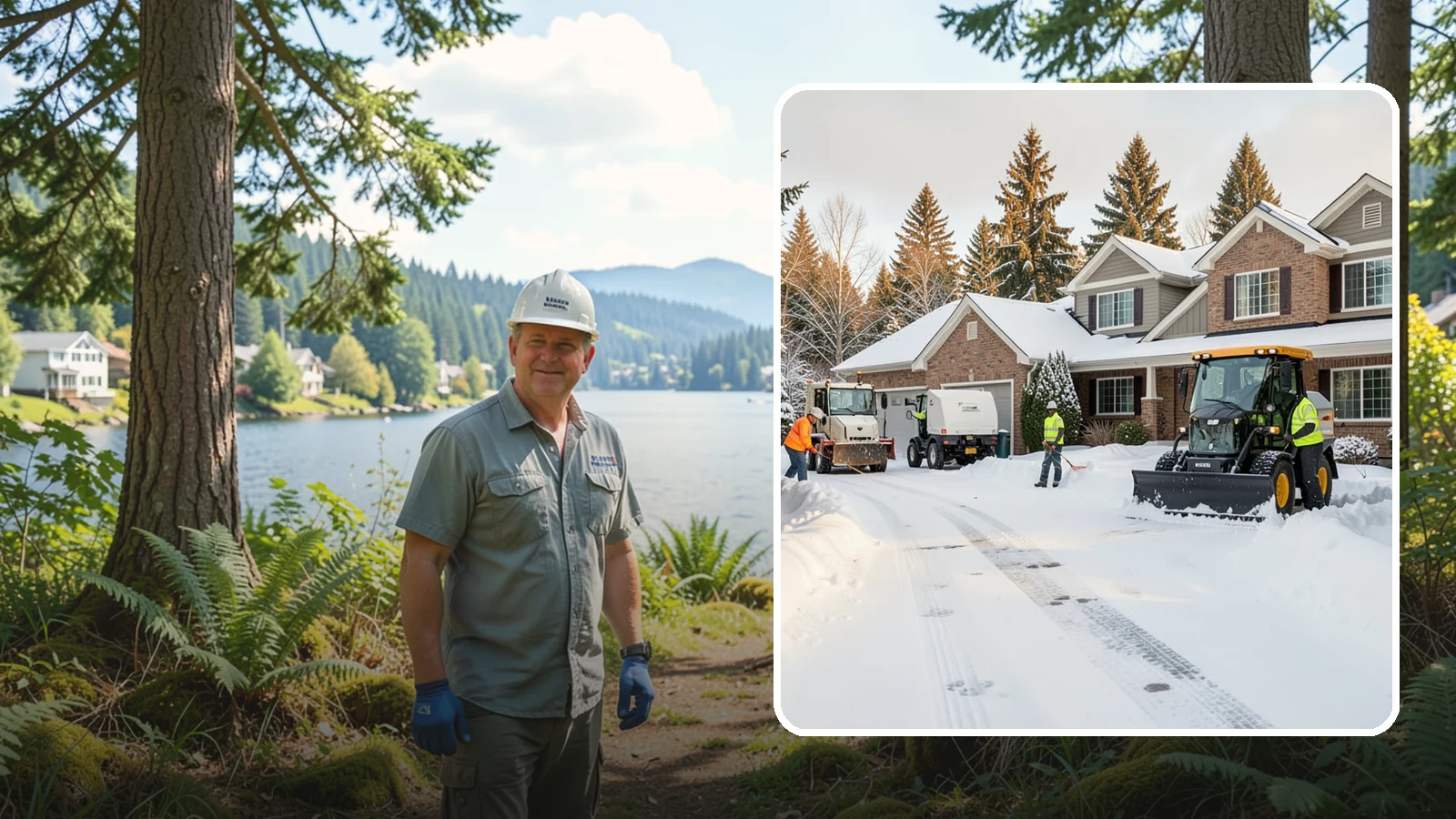 REO Property Snow Removal in Milton, King County, WA - We provide documented snow and ice clearing for bank-owned and REO properties across Western Washington to keep them compliant...
