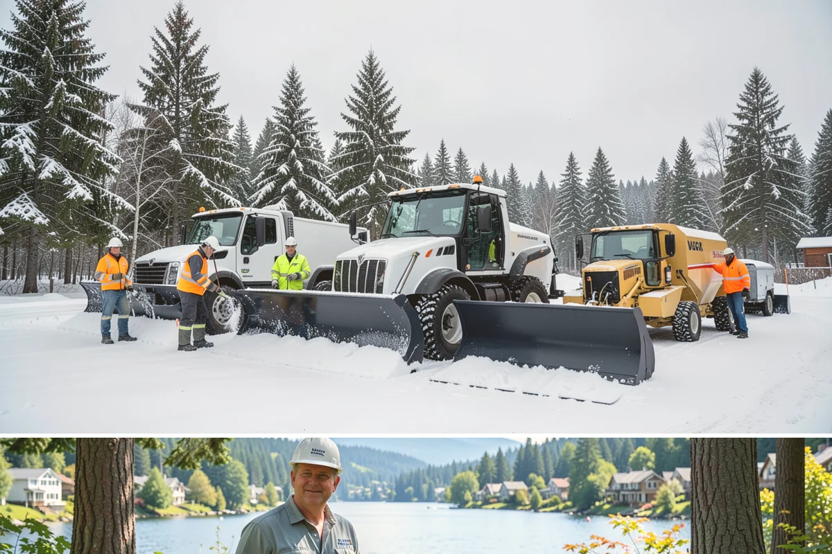 REO Property Snow Removal in Milton, King County, WA - Contract portfolio coverage ahead of the winter season so every REO asset is protected from the first snowfall through spring...