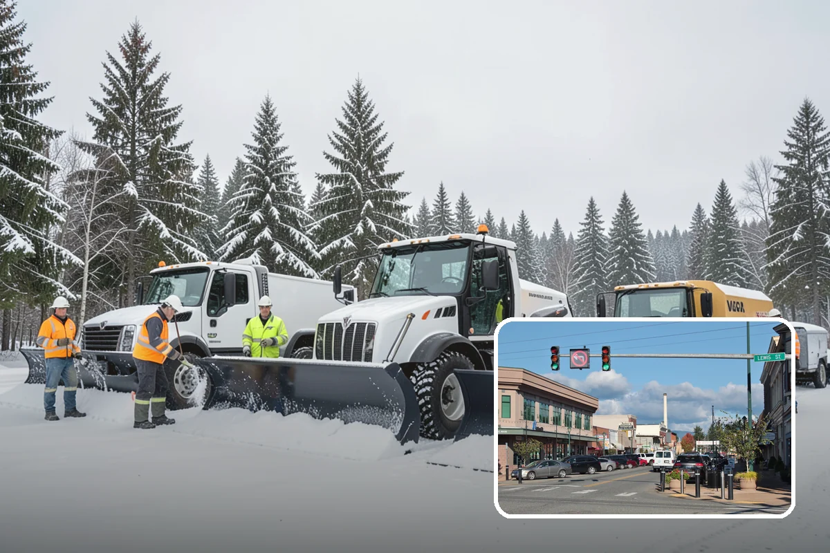 REO Property Snow Removal in Monroe, Snohomish County, WA - Meets lender and preservation-company clearing requirements