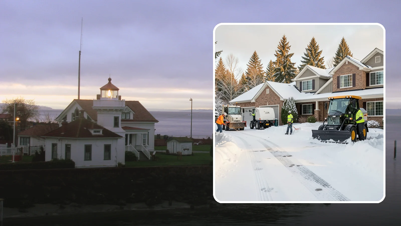 REO Property Snow Removal in Mukilteo, Snohomish County, WA - We provide documented snow and ice clearing for bank-owned and REO properties across Western Washington to keep them compliant...