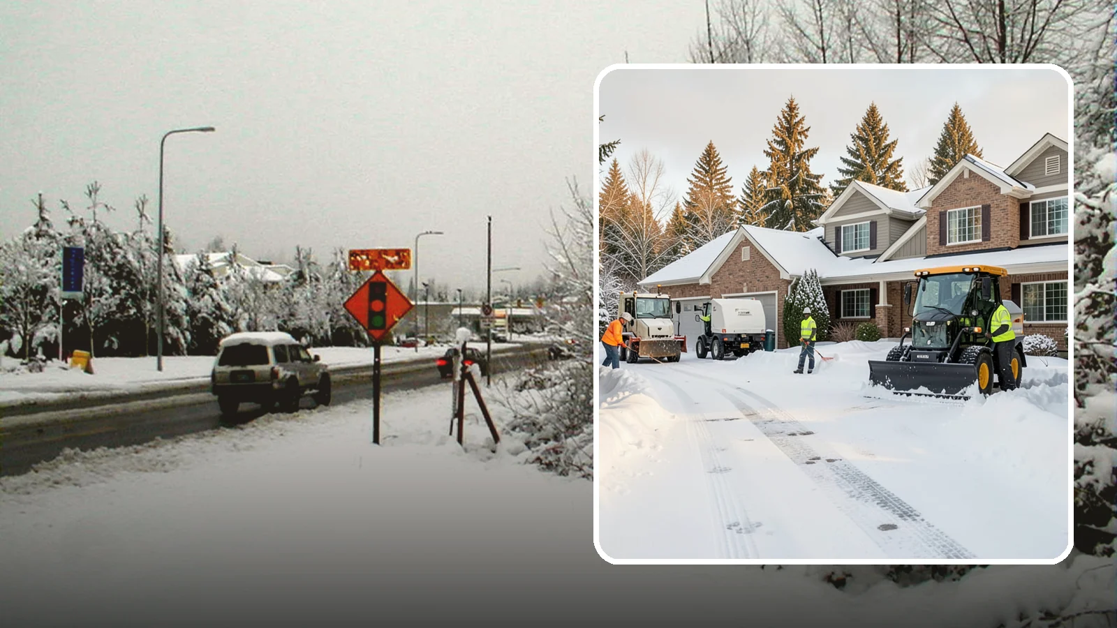 REO Property Snow Removal in Newcastle, King County, WA - We provide documented snow and ice clearing for bank-owned and REO properties across Western Washington to keep them compliant...