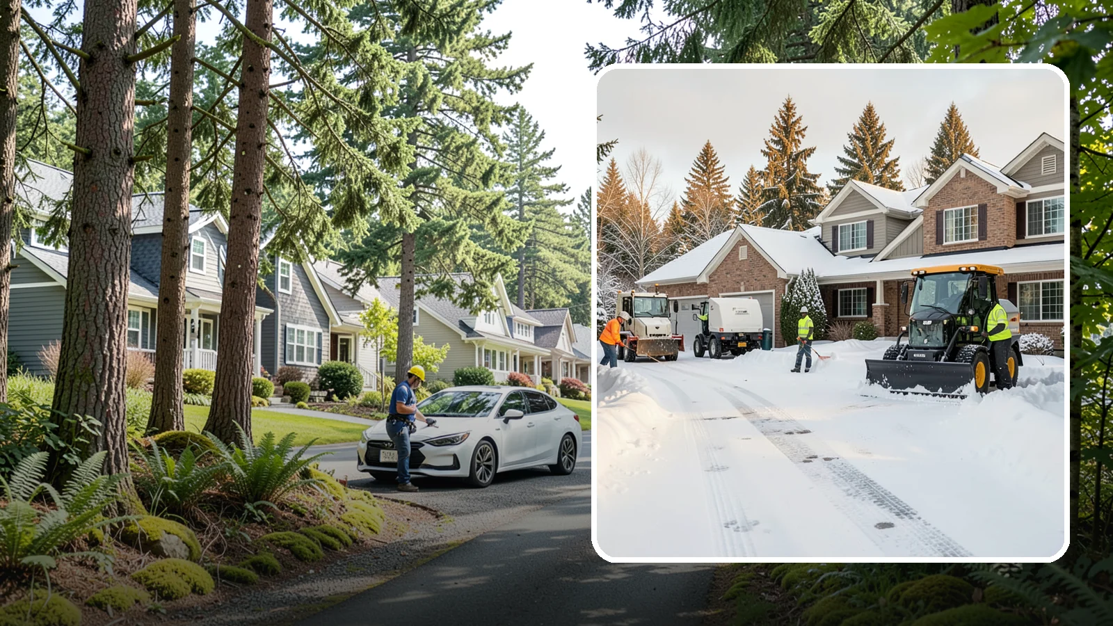REO Property Snow Removal in Normandy Park, King County, WA - We provide documented snow and ice clearing for bank-owned and REO properties across Western Washington to keep them compliant...