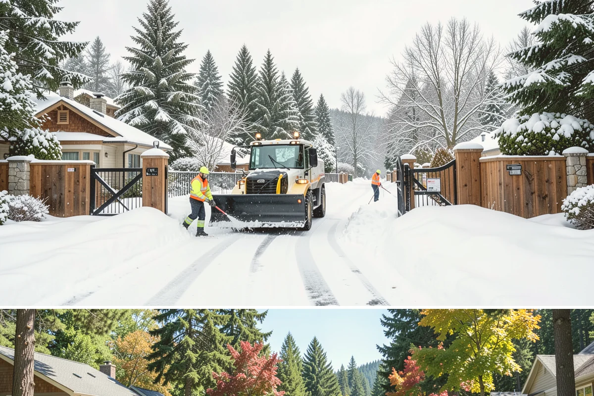 REO Property Snow Removal in Orting, Pierce County, WA - Contract portfolio coverage ahead of the winter season so every REO asset is protected from the first snowfall through spring...