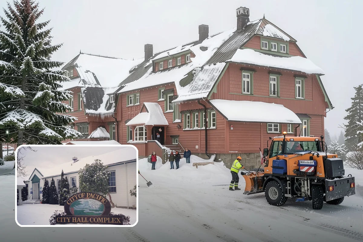 REO Property Snow Removal in Pacific, King County, WA - Meets lender and preservation-company clearing requirements