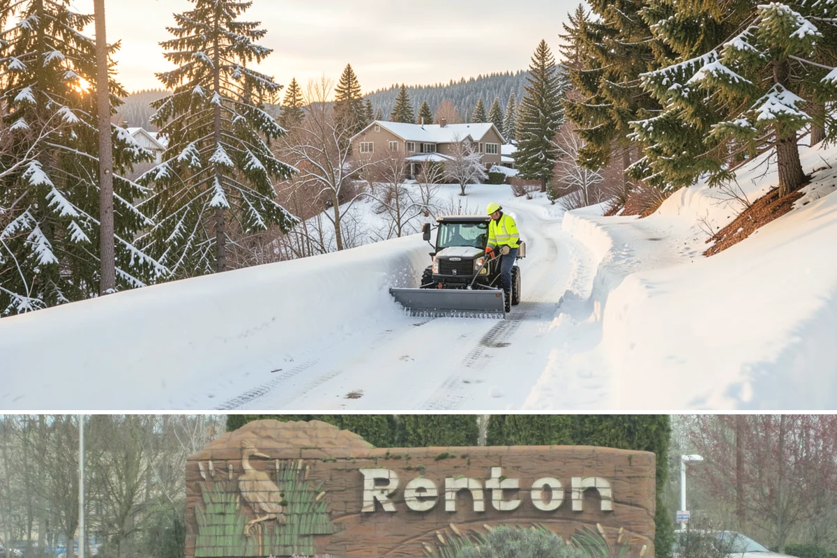 REO Property Snow Removal in Renton, King County, WA - Contract portfolio coverage ahead of the winter season so every REO asset is protected from the first snowfall through spring...
