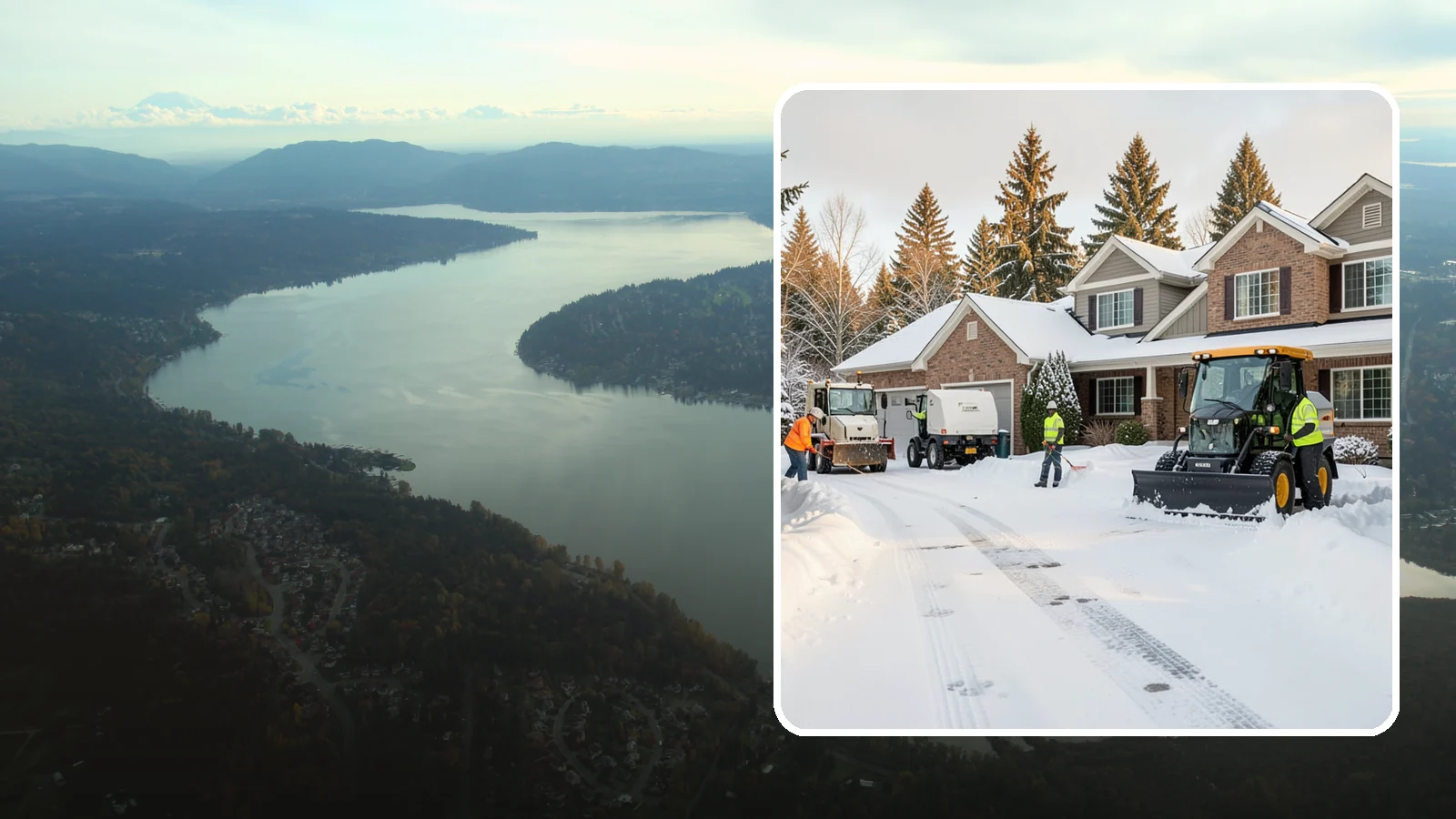 REO Property Snow Removal in Sammamish, King County, WA - We provide documented snow and ice clearing for bank-owned and REO properties across Western Washington to keep them compliant...