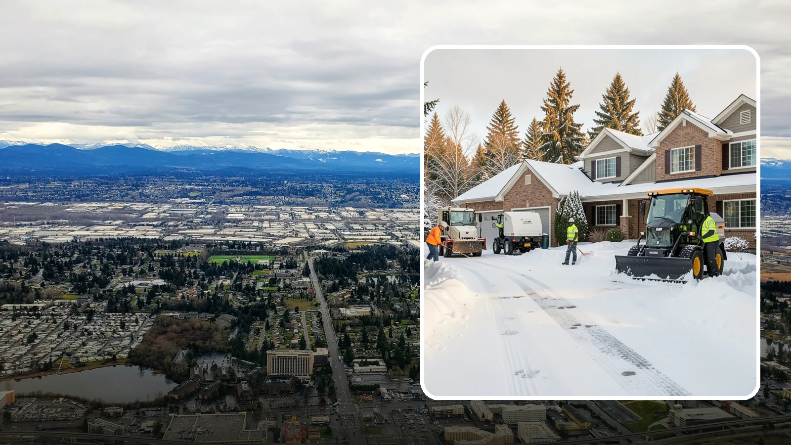 REO Property Snow Removal in SeaTac, King County, WA - We provide documented snow and ice clearing for bank-owned and REO properties across Western Washington to keep them compliant...