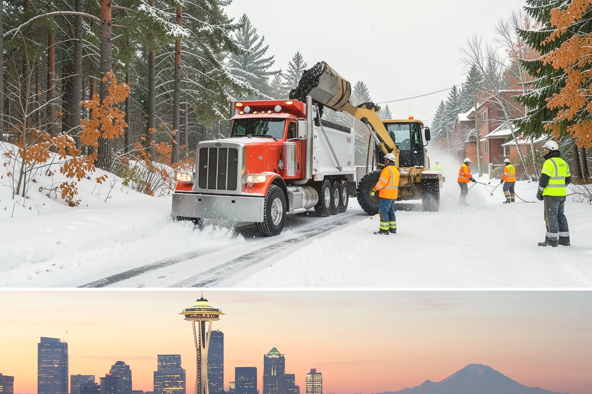 REO Property Snow Removal in Seattle, King County, WA - Contract portfolio coverage ahead of the winter season so every REO asset is protected from the first snowfall through spring...